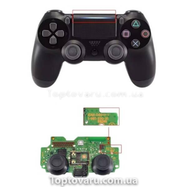 Бездротовий bluetooth джойстик DOUBLESHOCK 4 Wireless Controller Чорний 1515 фото