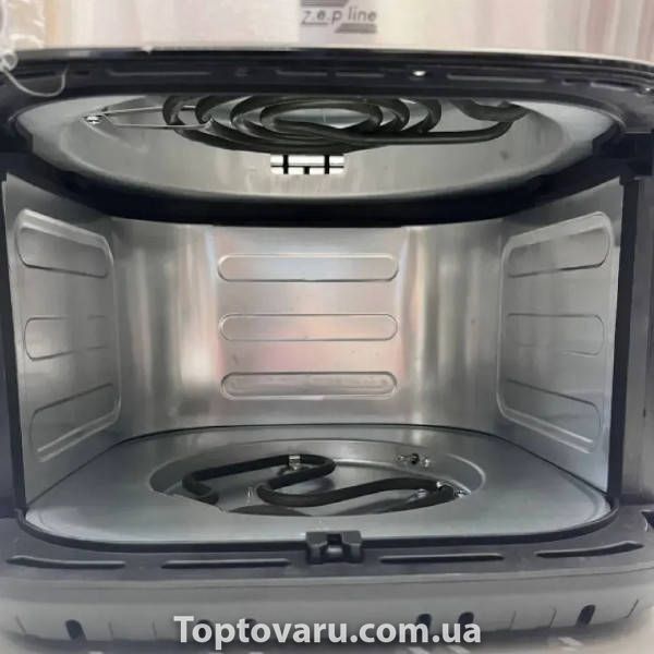 Фритюрница с двумя тэнами и съемной корзиной 12л 4200Вт Zepline ZP-216 Черная 36806 фото