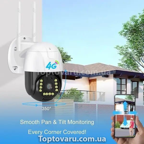 Камера видеонаблюдения Smart Net Camera V380 4G Без солнечной панели 11553 фото