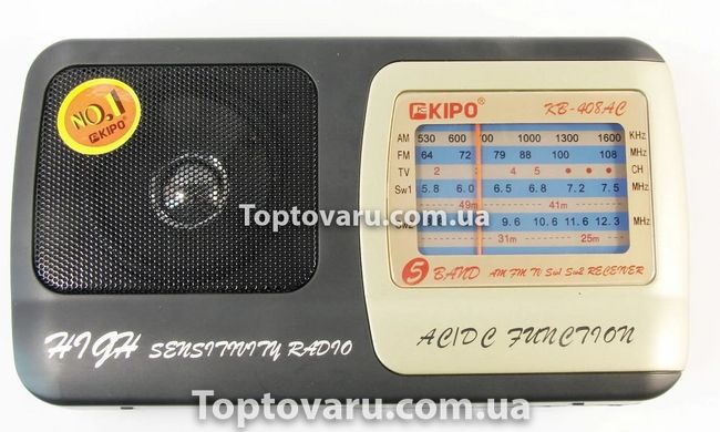 Радиоприёмник Kipo KB-408 AC 5586 фото