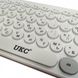Клавіатура з мишкою UKC біла 11300 фото 4