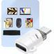 Адаптер переходник XO NB256H Type-c to Micro adapter Белый 32030 фото 4