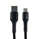 Кабель Mibrand MI-12 High Current Charging Line USB for Type-C 5A 1m Black MIDC/12TB-00001 фото 1