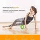 Ролик для йоги массажный (спина и ног)OSPORT 14*33см Розовый 13999 фото 3