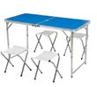 Стіл і стільці для пікніка Folding Table Синій