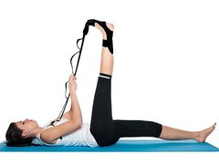 Ремінь для тренування ніг, еластична стрічка для йоги 9819 фото