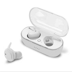 Бездротові навушники Bluetooth TWS-4 white NEW фото
