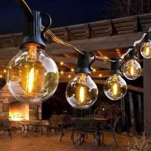 Гірлянда в ретро стилі вулична із сонячною панеллю 7.6м/25 LED НА-90 Чорна 22306 фото
