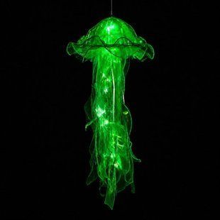 Декор, що світиться Медуза на батарейках Jellyfish lamp AND HA-113 Зелена 37654 фото