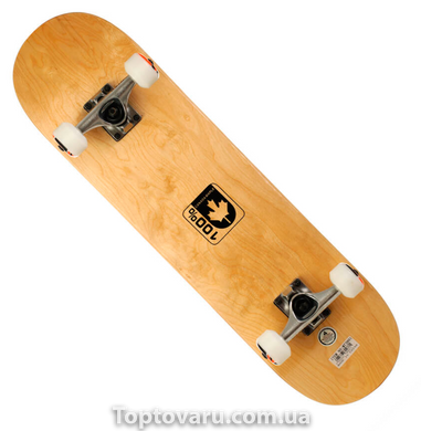 Скейт деревянный 801, наждак, колёса PU Skatebord 3803 фото