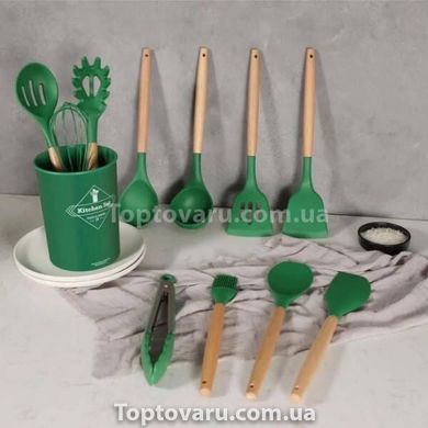 Набір кухонних аксесуарів 12 предметів Zepline ZP-036 Зелений 14761 фото