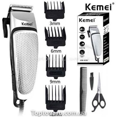 Машинка для стрижки волос Kemei LFJ KM4639 Серая 13311 фото