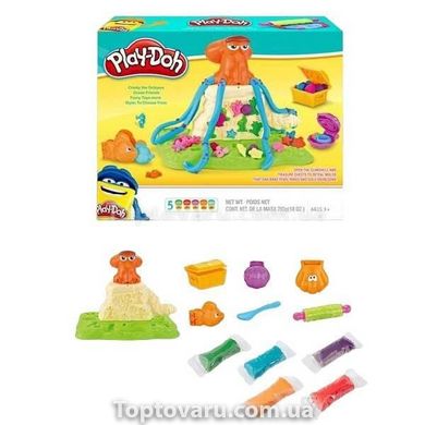 Набір тіста для ліплення Восьминіг 5 баночок з формами Play-Doh 15362 фото
