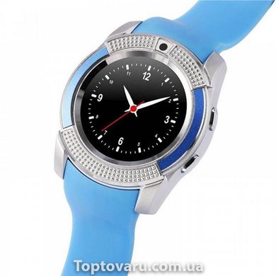 Розумний годинник Smart Watch V8 blue 118 фото