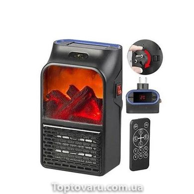 Камін обігрівач настінний Flame Heater з пультом 500 Вт 1095 фото