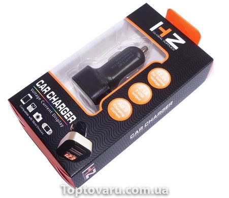 Зарядка Адаптер CAR USB HC1 9001 (Вольтметр-2.1) HZ 4360 фото