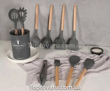 Набір кухонних аксесуарів 12 предметів Zepline ZP-036 Чорний 14731 фото