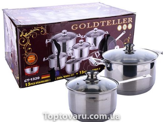 Набор кастрюль Coldteller GT-1320, 13 предметов 3513 фото