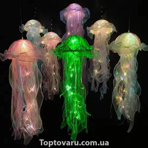Декор, що світиться Медуза на батарейках Jellyfish lamp AND HA-113 Зелена 37654 фото