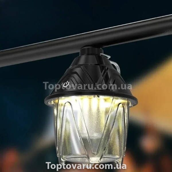 Фонарь кемпинговый подвесной аккумуляторный SL-005 Черный 31526 фото