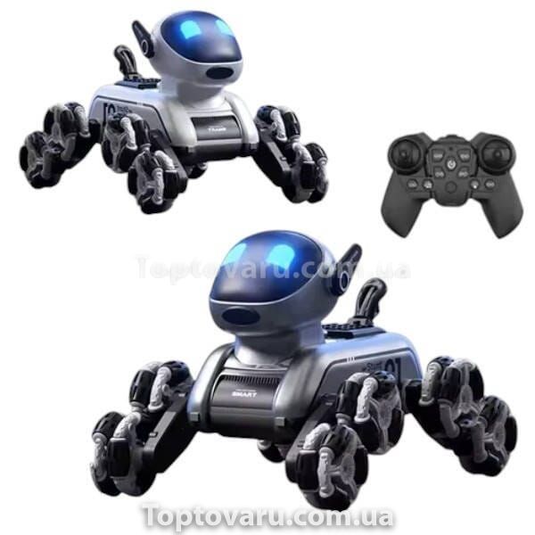 Робот-собака з музикою, дистанційним керуванням та 8 коліщатками Robot Dog 23256 фото