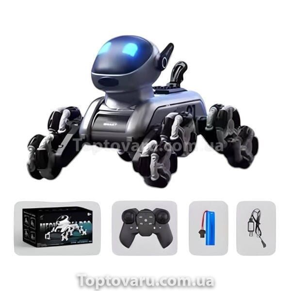 Робот-собака з музикою, дистанційним керуванням та 8 коліщатками Robot Dog 23256 фото