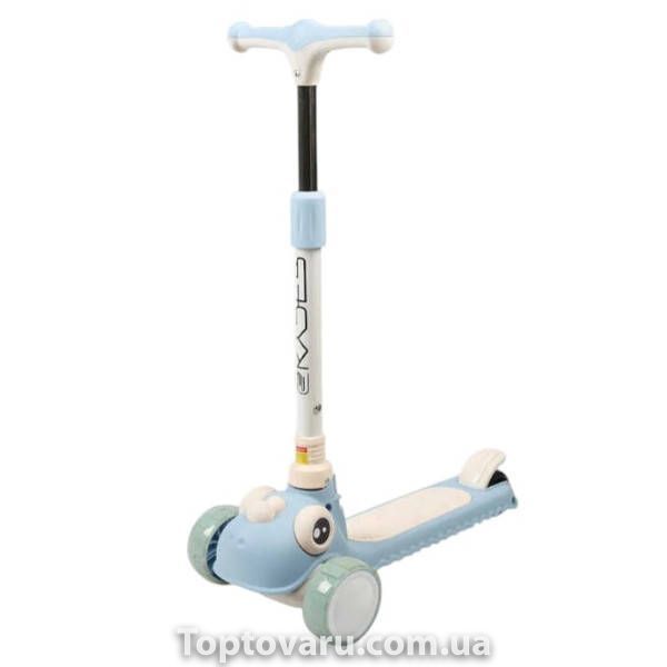 Самокат дитячий триколісний Skyper TY-8860-18 Блакитний з білим 34317 фото