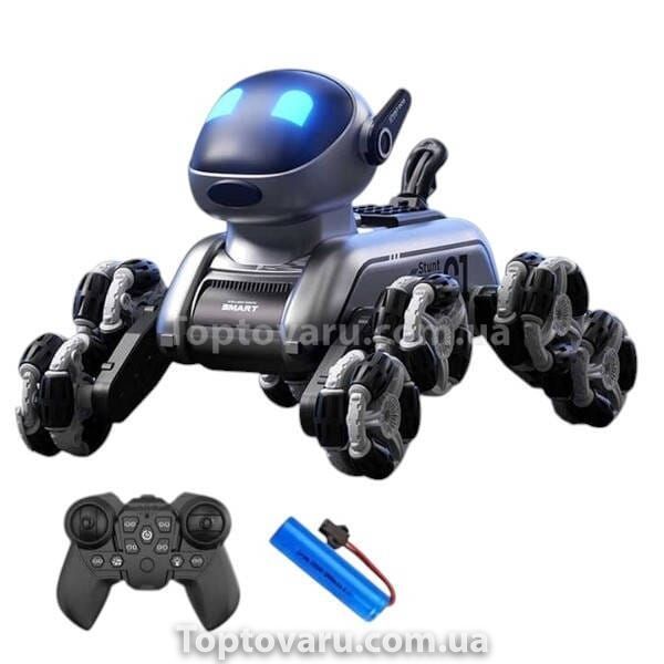 Робот-собака з музикою, дистанційним керуванням та 8 коліщатками Robot Dog 23256 фото