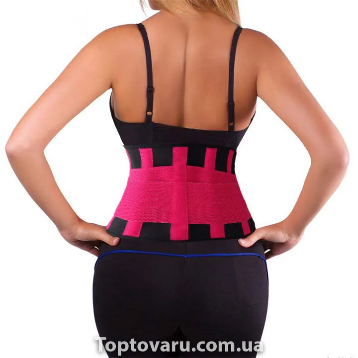 Пояс для схуднення Hot Shapers Belt Power Чорний з рожевим р-р L 3155 фото