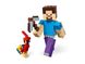 Конструктор Bela My World Minecraft 169 деталей "Стів з папугою" 1236 фото 5