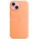 Чохол для смартфона Silicone Full Case AAA MagSafe IC для iPhone 15 Orange 18874 фото 2