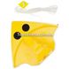 Магнитная щетка для мытья окон с двух сторон MHZ Glass Wiper D-7198 Желтая 8788 фото 4