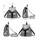 Женская сумка-рюкзак геометрический Bao Bao Issey Miyake Серый 14476 фото 3