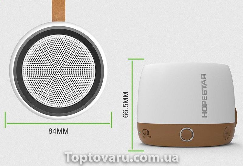 Портативна акустична Bluetooth колонка Hopestar H17 White 1044 фото