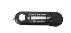 MP3 плеєр TD06 з екраном + радіо довгий Чорний NEW фото