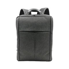 Рюкзак для ноутбука з USB-портом для заряджання Поліестер Сіра 14478 фото