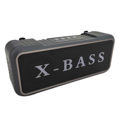 Музыкальная Bluetooth колонка бумбокс Golon RX-200BT Серебряная 6239 фото