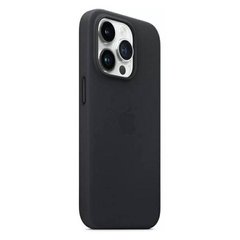 Чохол для смартфона Leather AAA Full Magsafe IC для iPhone 14 Pro Black 18875 фото