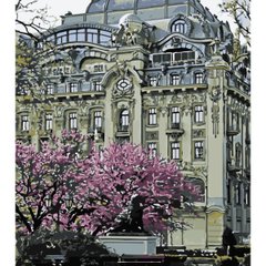 Картина по номерам Strateg ПРЕМИУМ Отель на Дерибасовской с лаком размером 40х50 см SY6564 SY6564-00002 фото