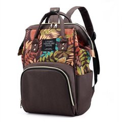 Рюкзак для мам Living Traveling Share Коричневый с рисунком 17328 фото