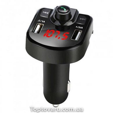Автомобільний модулятор M9 FM трансмітер Bluetooth MP3 TF card 10403 фото
