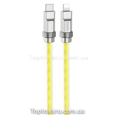 Кабель HOCO U113 Solid PD silicone charging data cable iP Gold 18885 фото