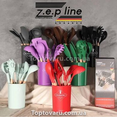 Набір кухонних аксесуарів 12 предметів Zepline ZP-036 Бірюзовий 14741 фото