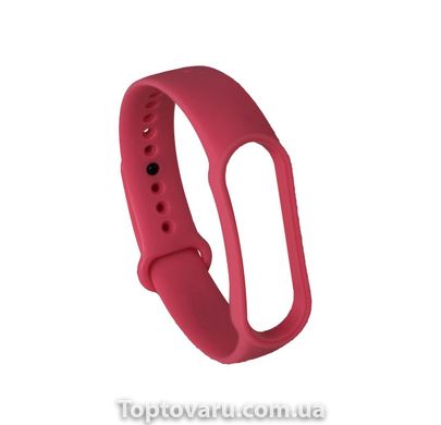 Ремінець силіконовий для Xiaomi Mi Band 5 №7 рожевий 2692 фото