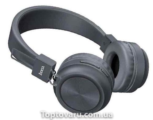 Беспроводные MP3 Наушники Bluetooth HOCO Promise W25 серые 3008 фото