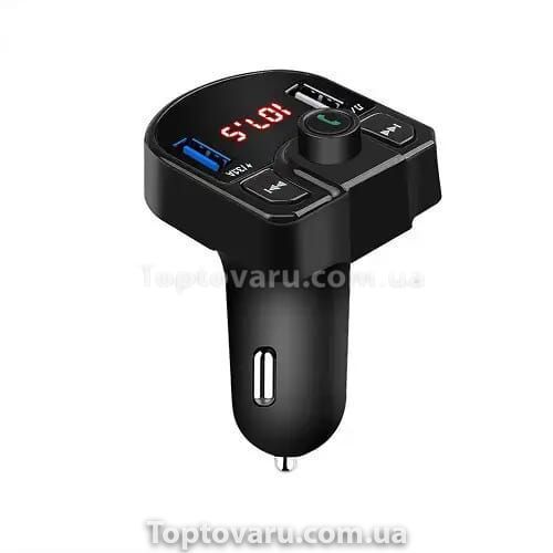 Автомобільний модулятор M9 FM трансмітер Bluetooth MP3 TF card 10403 фото