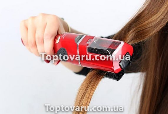 Машинка для стрижки посічених кінчиків волосся Fasiz HCM-5007 Червона 6698 фото