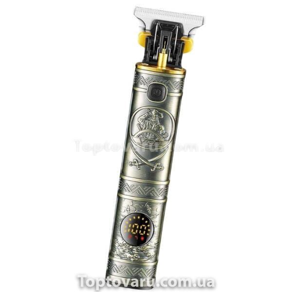 Тример акумуляторний + 3 насадки VGR V-097 Срібло 26602 фото