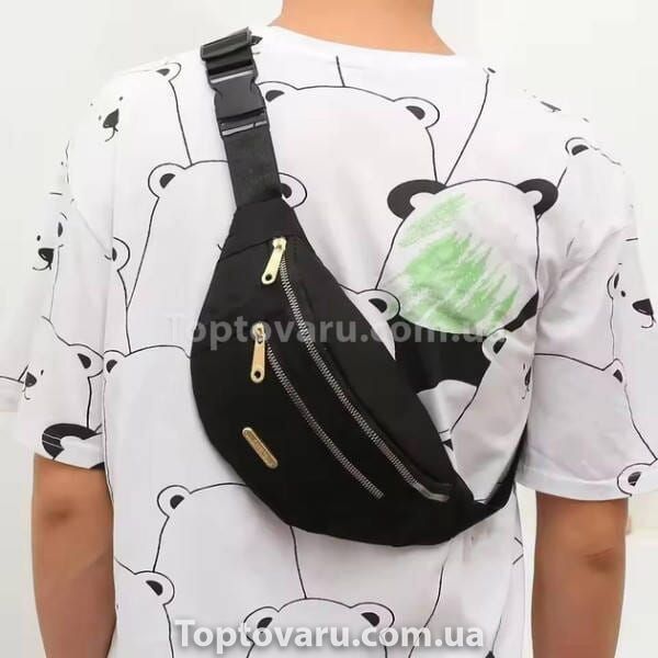 Сумка жіноча бананка Womens backpack XL-1211 Чорна 24253 фото