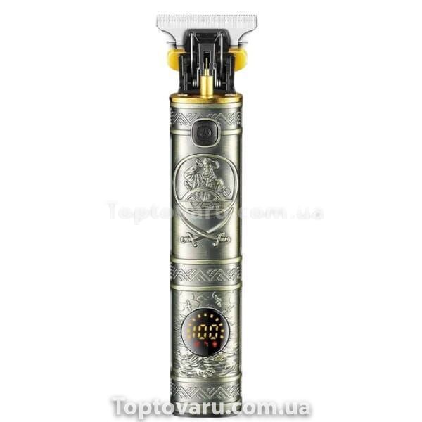Тример акумуляторний + 3 насадки VGR V-097 Срібло 26602 фото